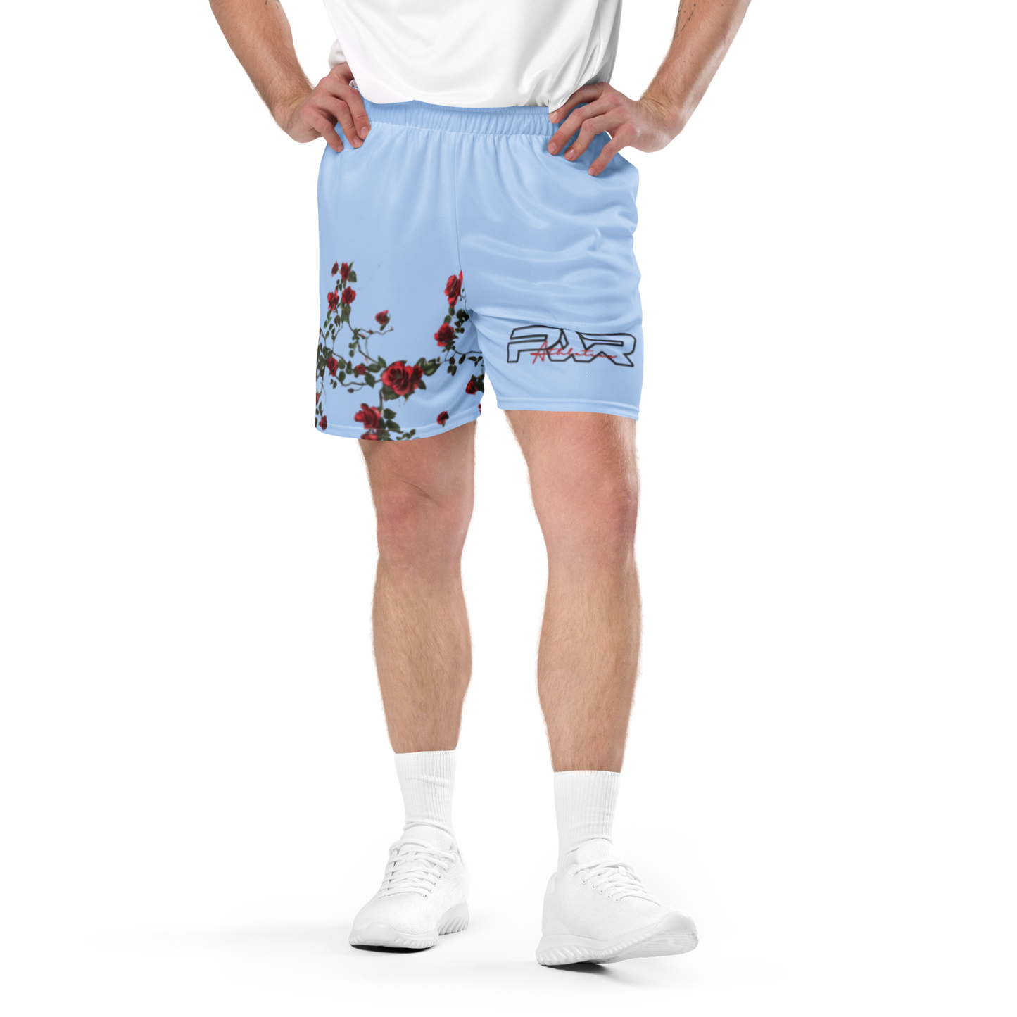 Signature Rose Shorts (Blue)