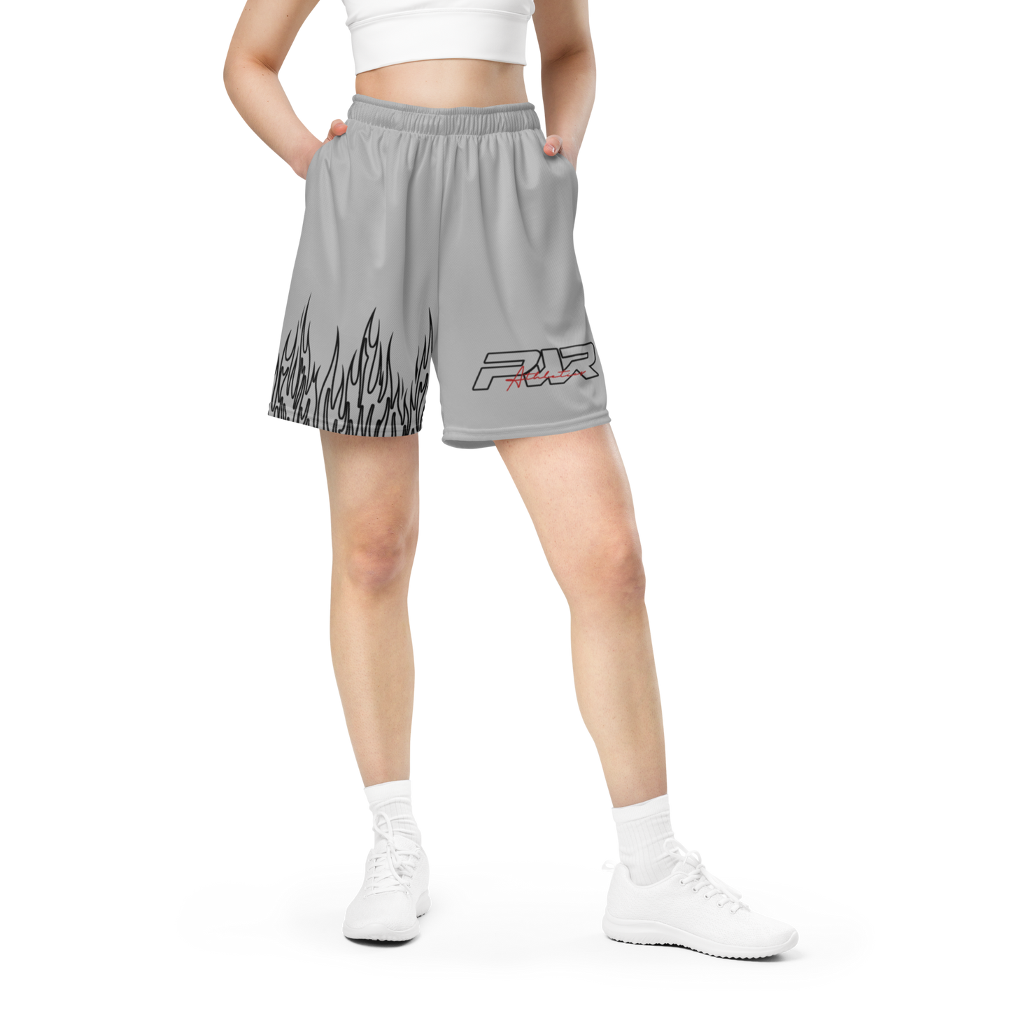 Signature Flame Shorts (Gray)