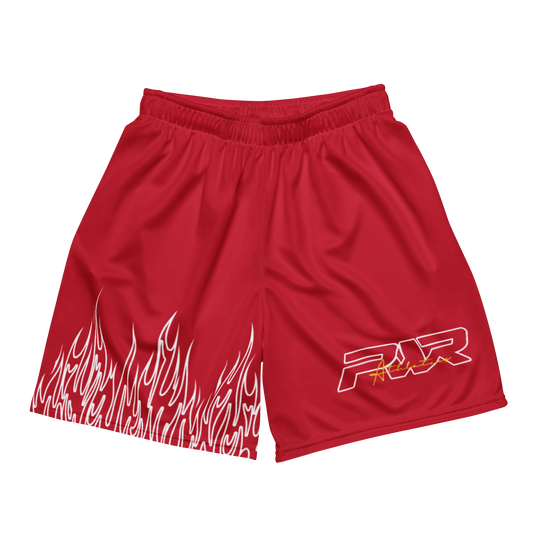 Signature Flame Shorts (Red)
