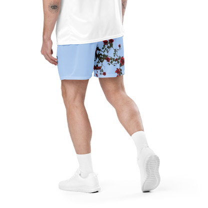 Signature Rose Shorts (Blue)