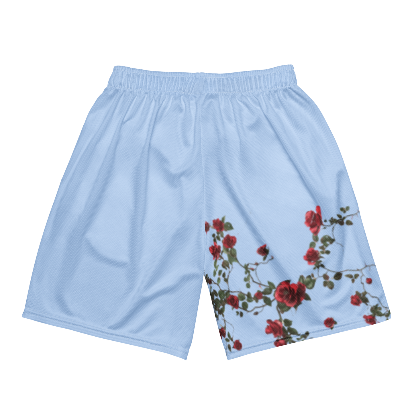 Signature Rose Shorts (Blue)