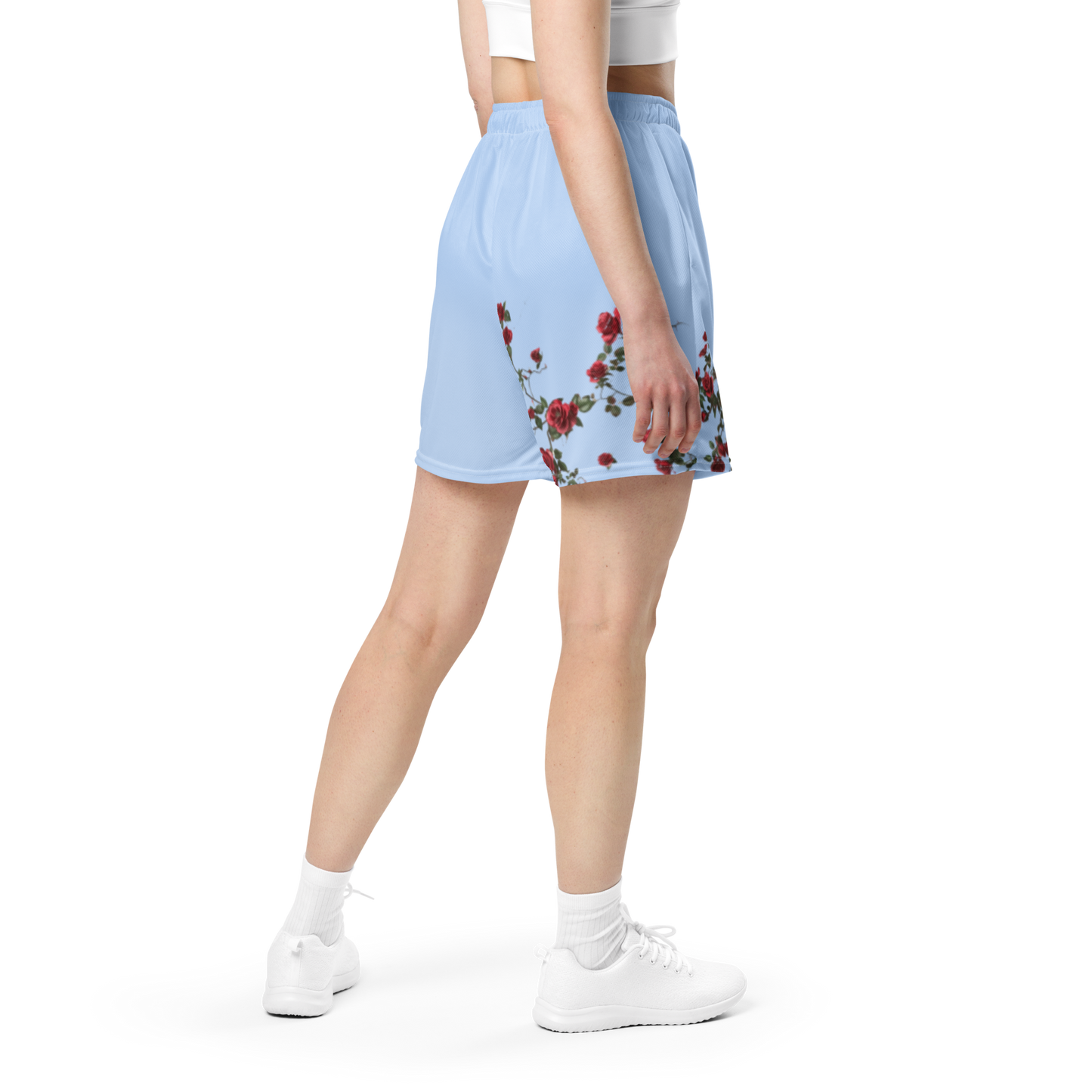 Signature Rose Shorts (Blue)
