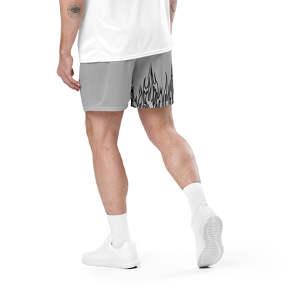 Signature Flame Shorts (Gray)