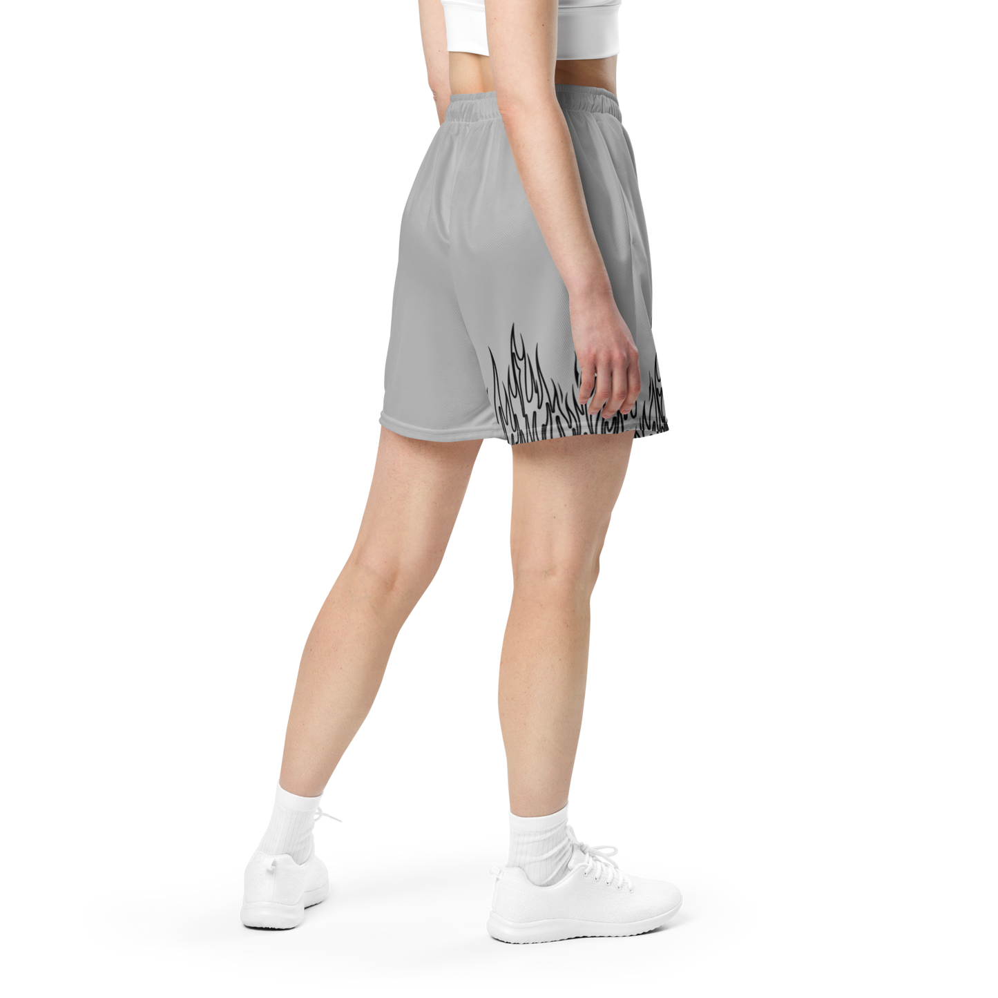 Signature Flame Shorts (Gray)