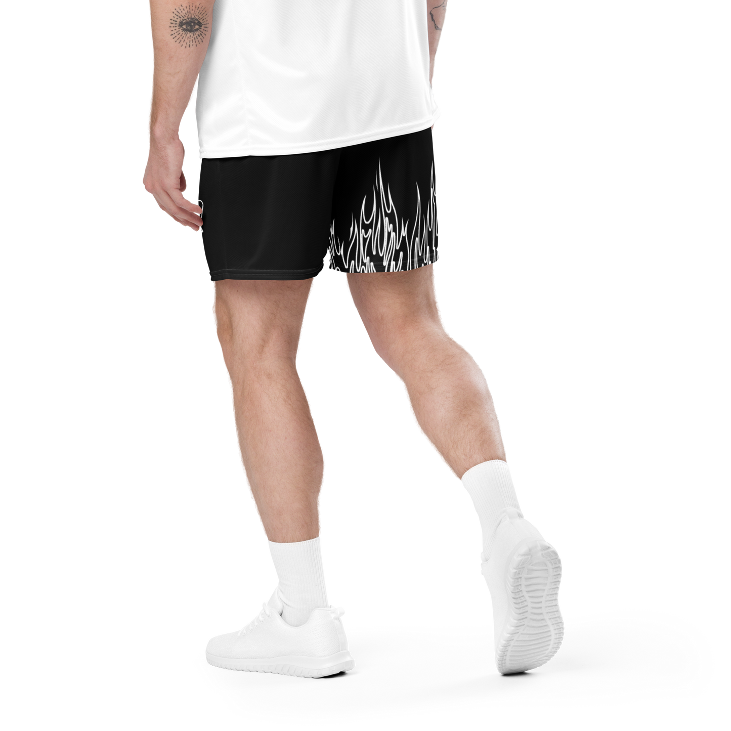 Signature Flame Shorts (Black)