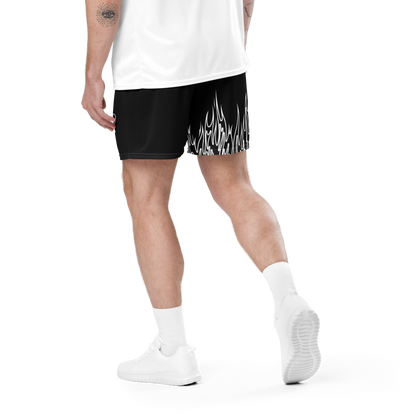 Signature Flame Shorts (Black)