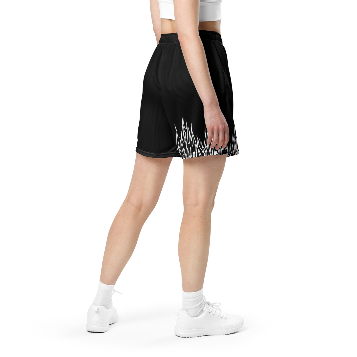 Signature Flame Shorts (Black)