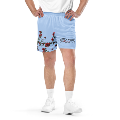 Signature Rose Shorts (Blue)