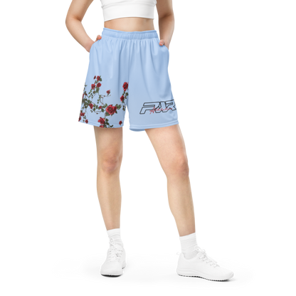 Signature Rose Shorts (Blue)