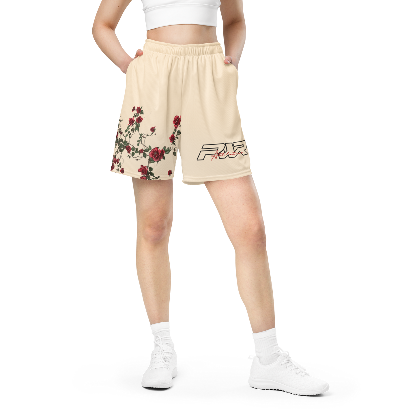 Signature Rose Shorts (Baige)