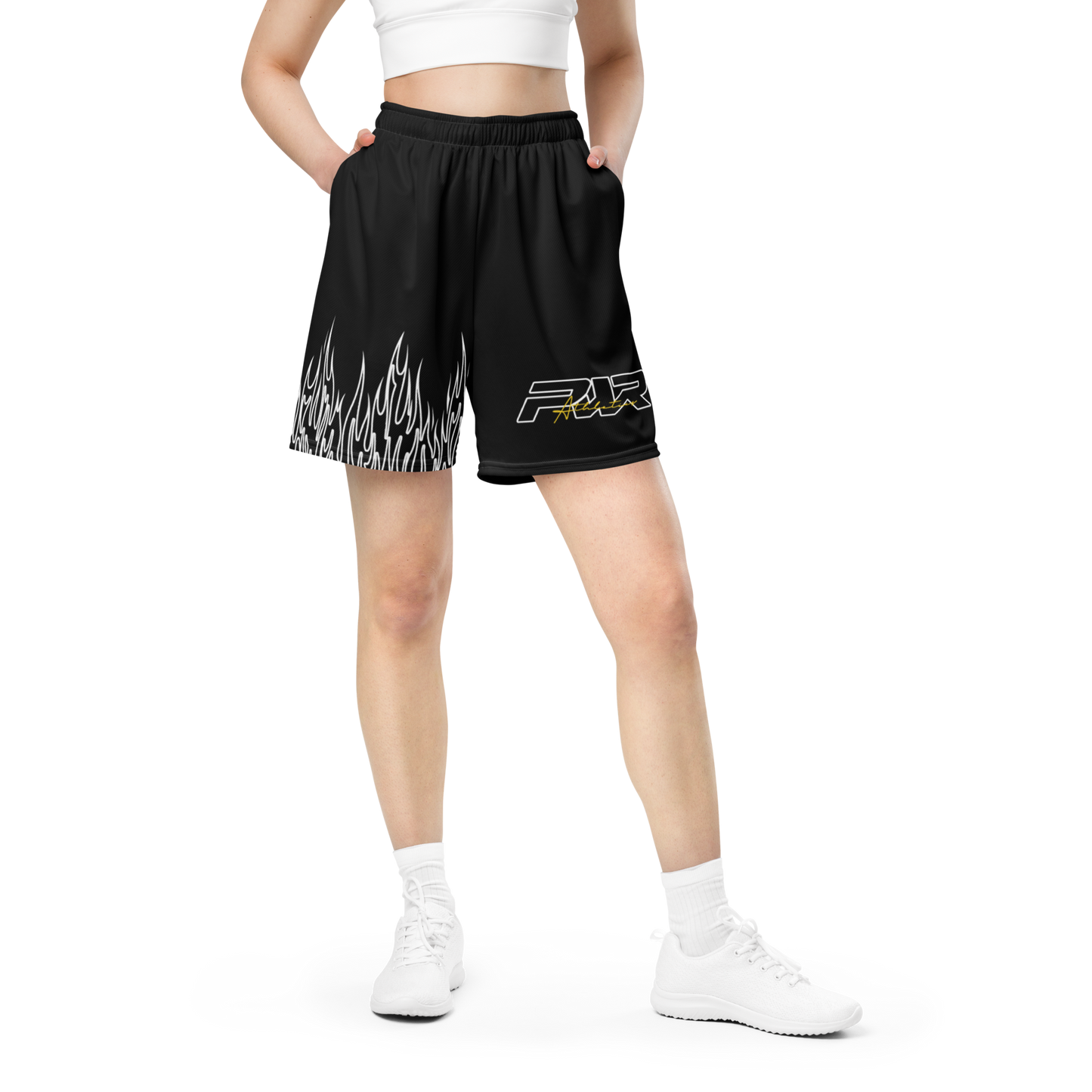 Signature Flame Shorts (Black)
