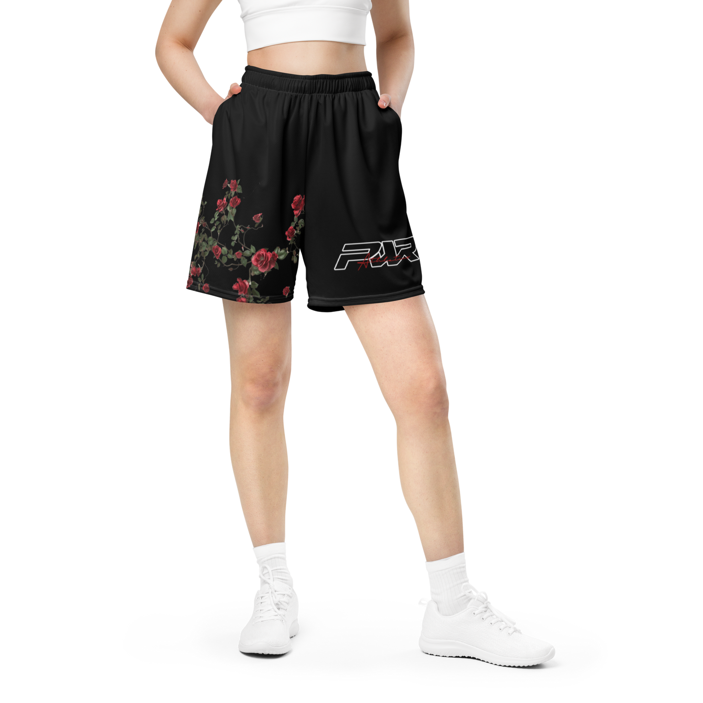 Signature Rose Shorts (Black)